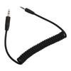 3.5mm To CB2 Camera Spring Cable Shutter Remote Control Connection Cord Trigger Cable 1 Meter