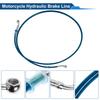 UXCELL 150cm Motorcycle Brake Clutch Oil Hose Line Blue