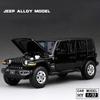 New 1:32 JEEPS Sahara Wrangler Simulation Toy Vehicles Model Sound and light Shock Absorbers Alloy Children Toys Collection Gift ALS1