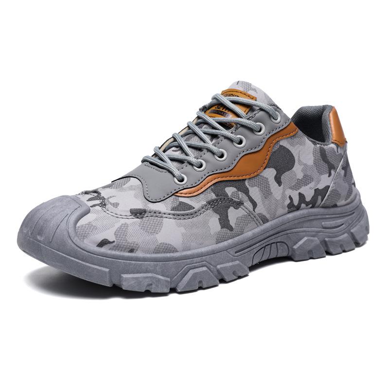 Men's Work Shoes Hiking Tactics Hunt Shoes Trekking Shoes Man Breathable Comfortable Mountain Climbing Shoe Vulcanized Tenis