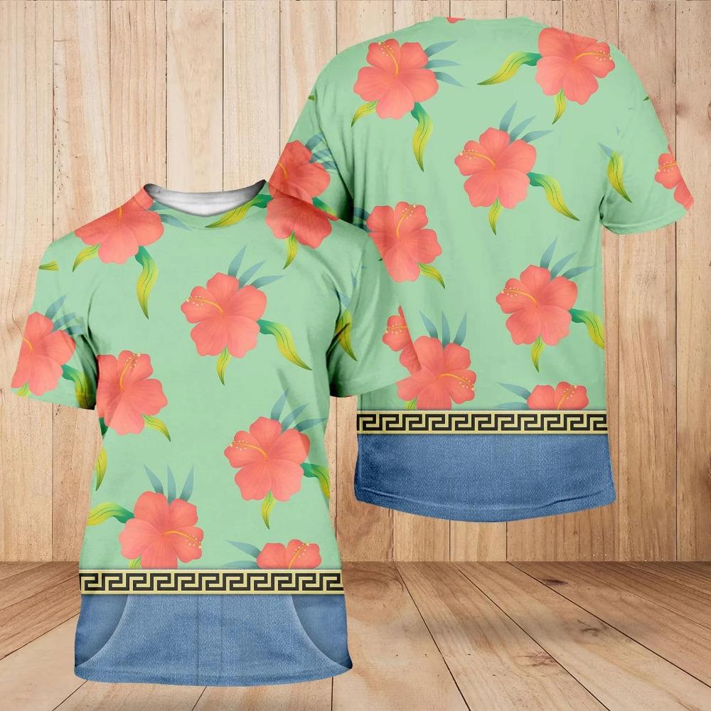 Costume Cosplay di Halloween K-POP Saja Zoe Rumi Mila T-shirt a Maniche Corte con Stampa Cartoni Animati per Bambini per Feste Autunnali e Uso Quotidiano