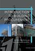 Cartea Introduction To Building Procurement