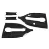 Exterior Door Handle Bowl Cover Kit Carbon Fiber Color Replacement for Smart Fortwo C453 A453 2016‑2021