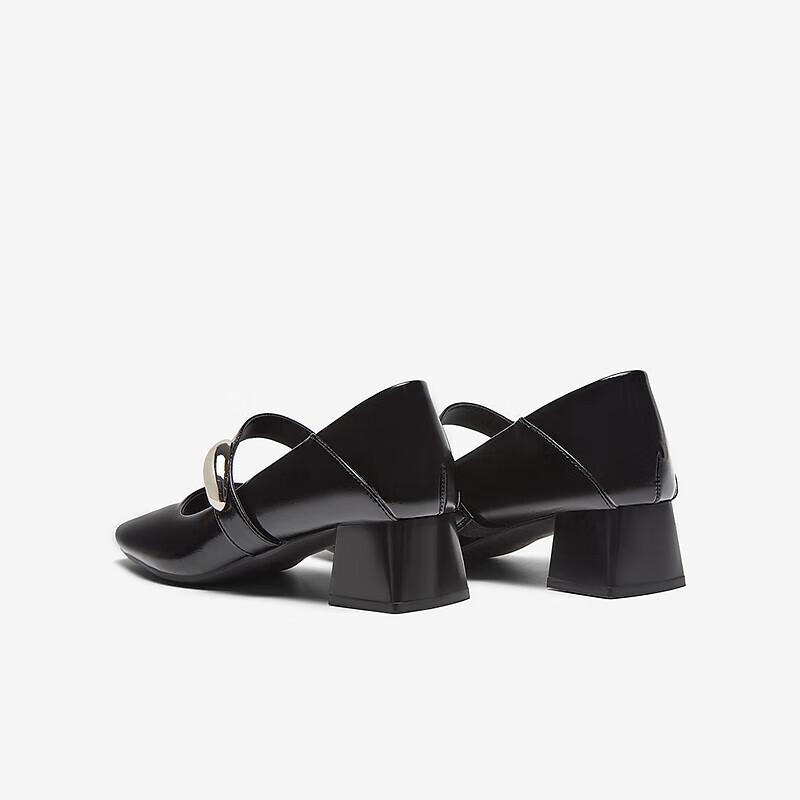 BASTO Women's Retro Square Heel Mary Jane Shoes B1135AQ5