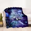 Gothic Style Blanket Comfortable Perfect for Bed Livingroom Sofa for All Seasons Digital Print Suitable for Gifting Relatives and Friends