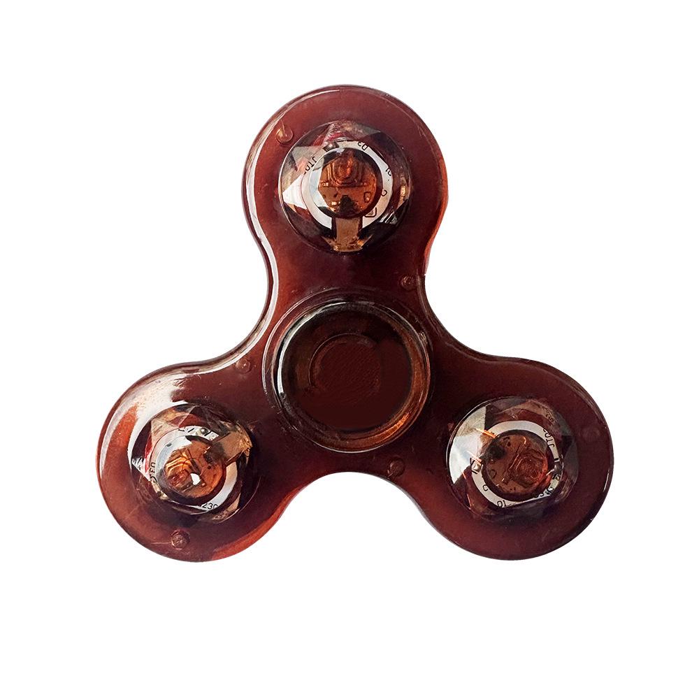 LED Colorful Crystal Fidget Spinner - Eco-friendly & Educational