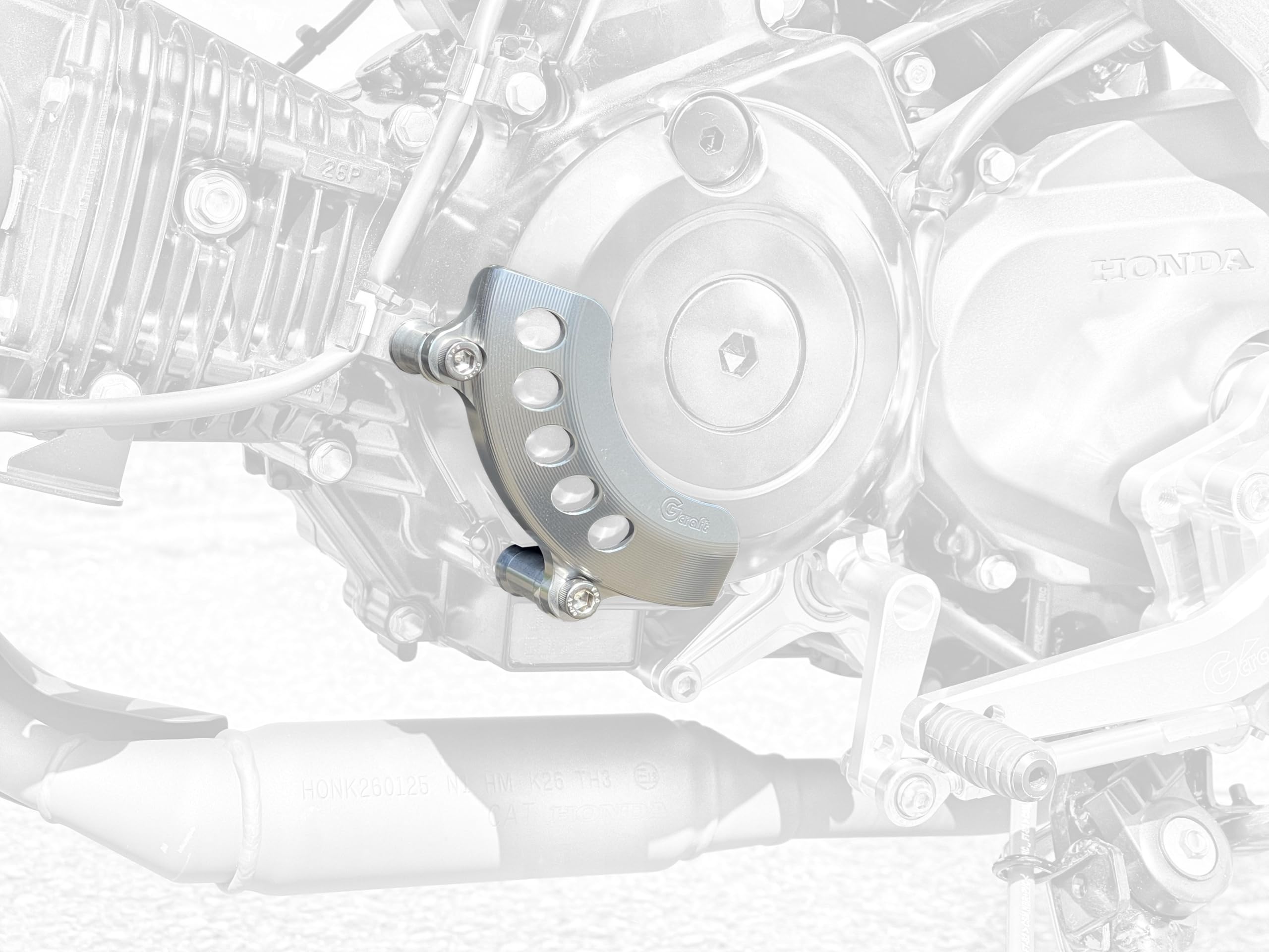 

Gcraft 32413 GROM (JC92) Billet Generator Cover Guard серебряный