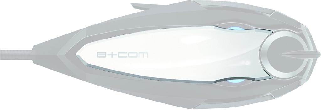 SYGN HOUSE 00082402 For Motorcycles Income B+COM SB6XR (Beacom SB6XR) Optional Parts Face Plate Pearl White Compatible: SB6XR Only