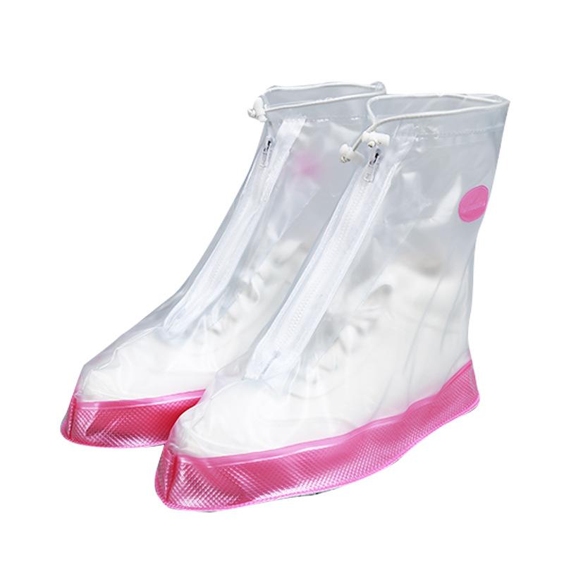 Outer wear size protective shoe cover Men's and women's shoe cover Waterproof shoe cover Non-slip thickened wear-resistant shoe rain-proof shoe cover