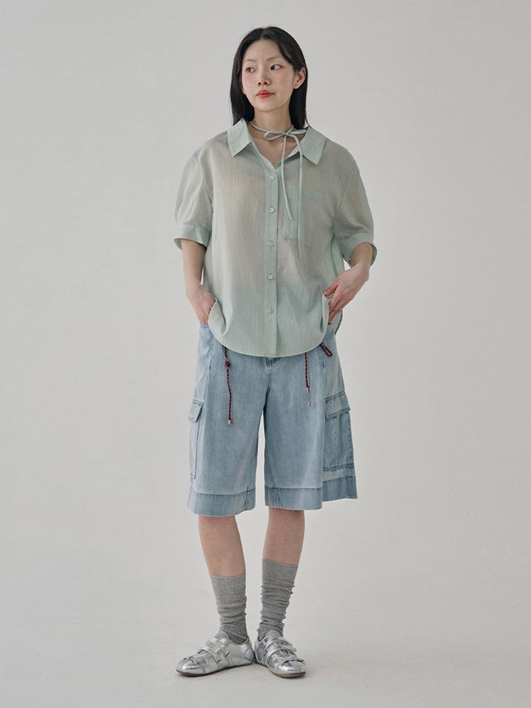 MERCIANNES Bermuda Denim Pants_Mb5Dpn1