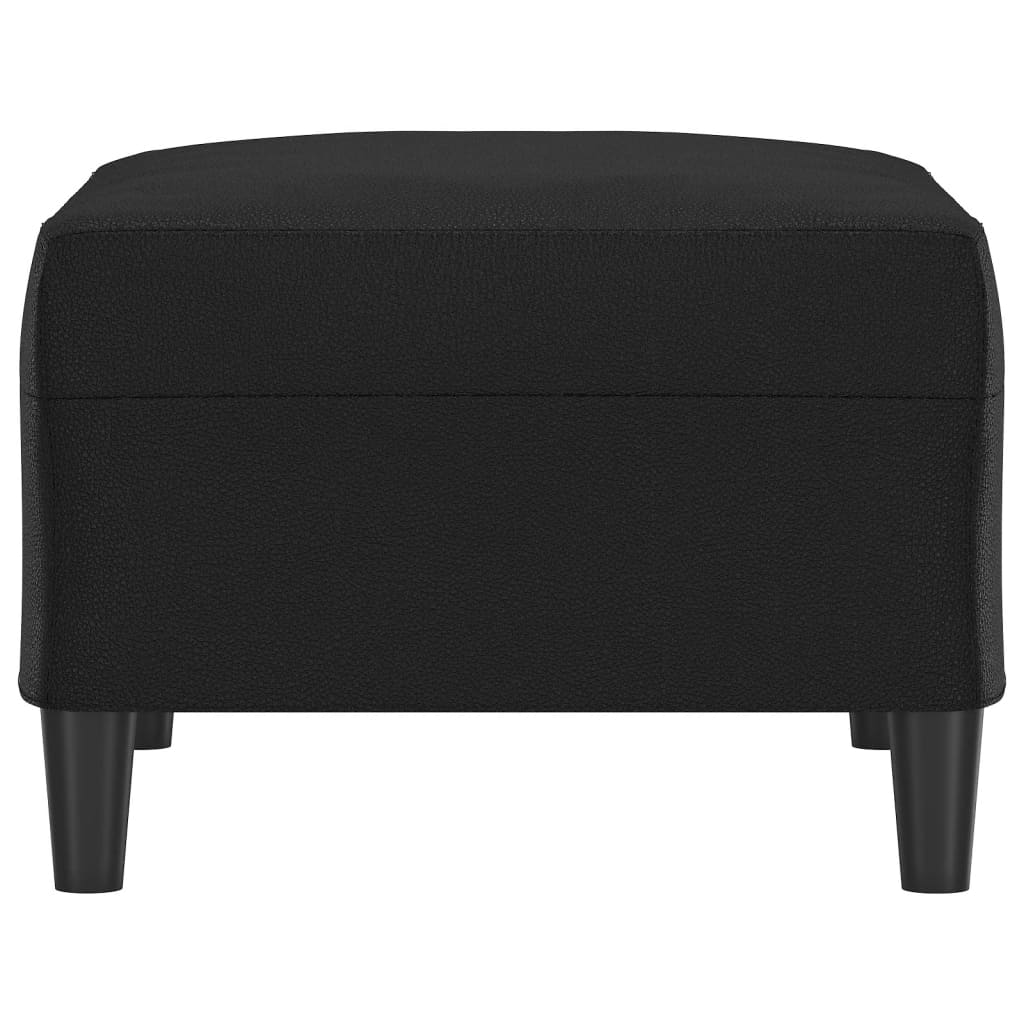 Footstool Black 70x55x41 cm Artificial Leather