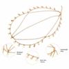 Disc Charms Boho Tassel Head Chain Alloy Headpiece Jewelry New Forehead Hair Jewelry  Hair Chain