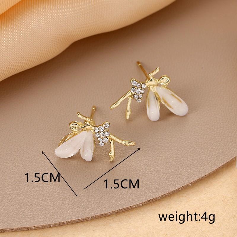 Flower Elf Zircon Earrings For Women, Fashionable And Cute Fairy Earrings, Exquisite Design Jewelry Earrings For Girls