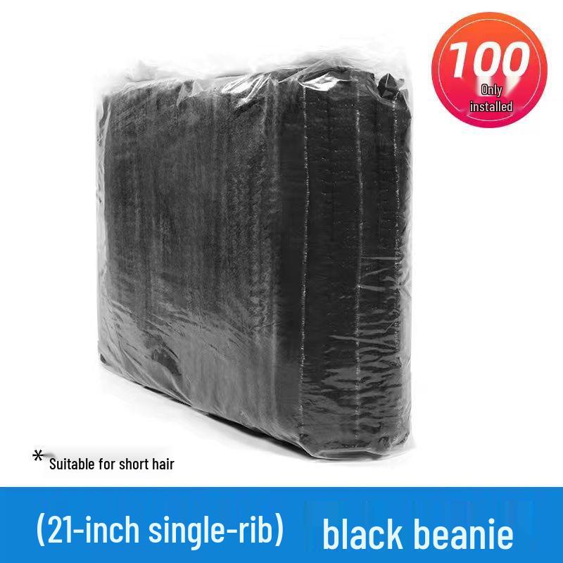 Disposable Breathable Non-woven Hair Net for Dustproof Protection In Kitchens or Workshops, Blue and White
