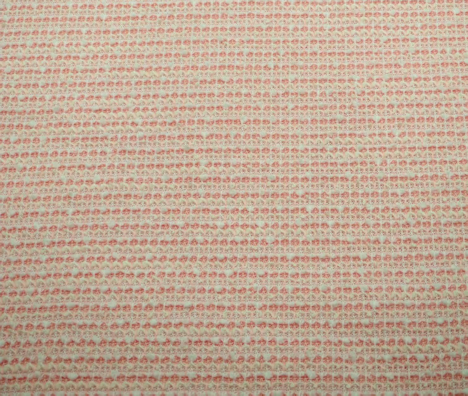 Woven Stretch Polyester Tweed Fabric for Skirts-Medium Weight Available in Stock Minimum Order Quantity: 1 Meter