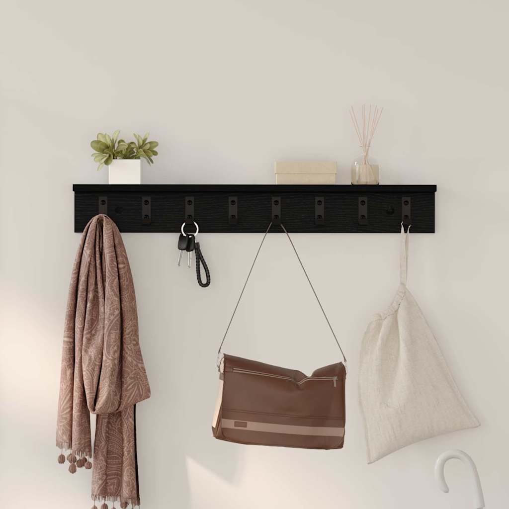Wall Mounted Nightstand Wall Mounted Black Oak Effect