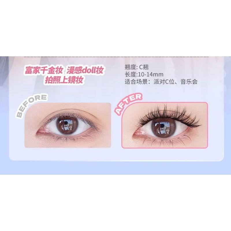 Mogugu - Natural Wispy Glue-Free Cluster False Eyelashes