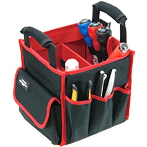 E-Value Tool Carry Bag, Square, with Exterior Pocket and Interior Holder, ETC-SQ
