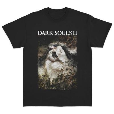 Retro Dark Souls 3 Spiel Bootleg Kurzarm T-Shirt Unisex Baumwolle Oversize Große Größe