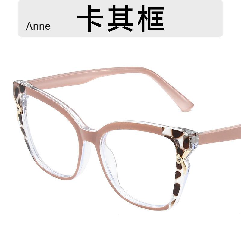 Women Vintage Glasses Stylish New Multi-color Rim Blue Light Blocking Decor Eyeglasses Trendy  Design Optical Frames