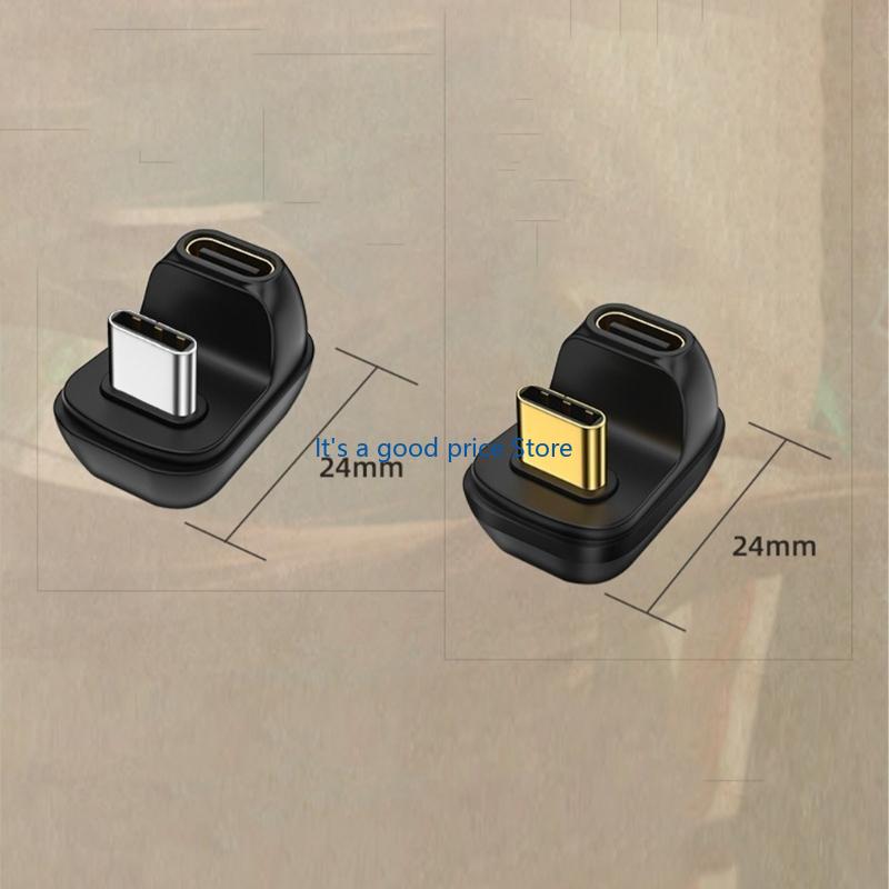 Travel 180 Degree Type C Connector Charging Adapter for Efficient Charging Not Support/Support 8K 60Hz Video Output