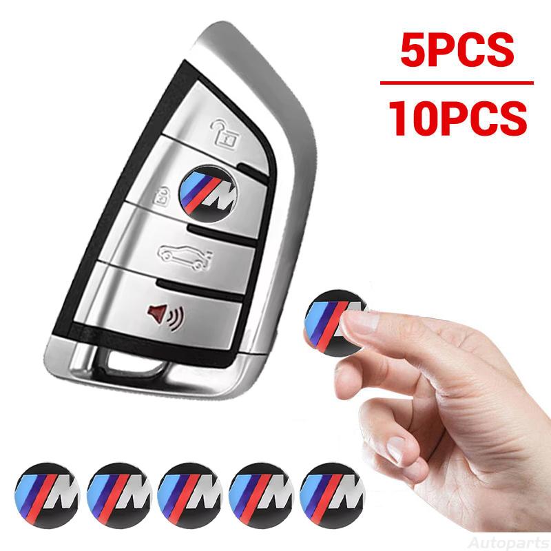 11/14mm Remote Car Key Fob Badge Radio Sticker Button For BMW 320Li 325Li 330Li 325i E60 E64 E70 E71 E83 E85 E87 E90 E92 Sticker A1