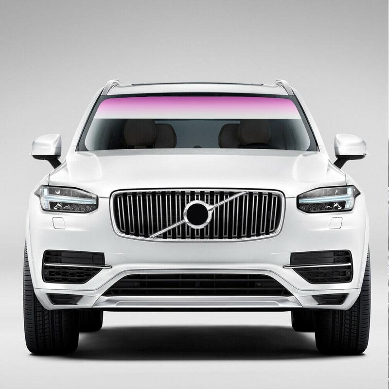 20x135cm Car Top Front Windshield Foil UV Protector Heat Insulation Front Windshield Stickers Sun Shade Car Exterior Accessories