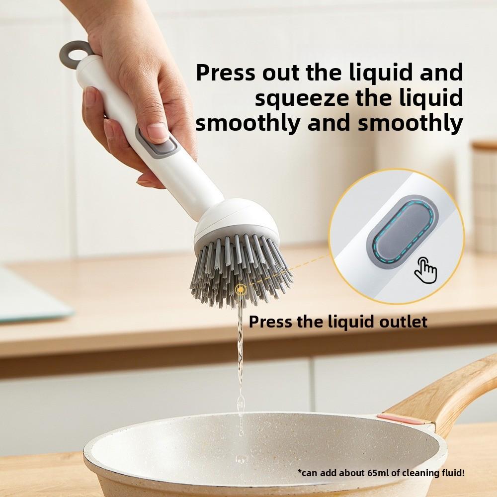 Hanging Dish Brush Rotatable Pot Scrubber Portable Dish Scrubber  Home Dishes