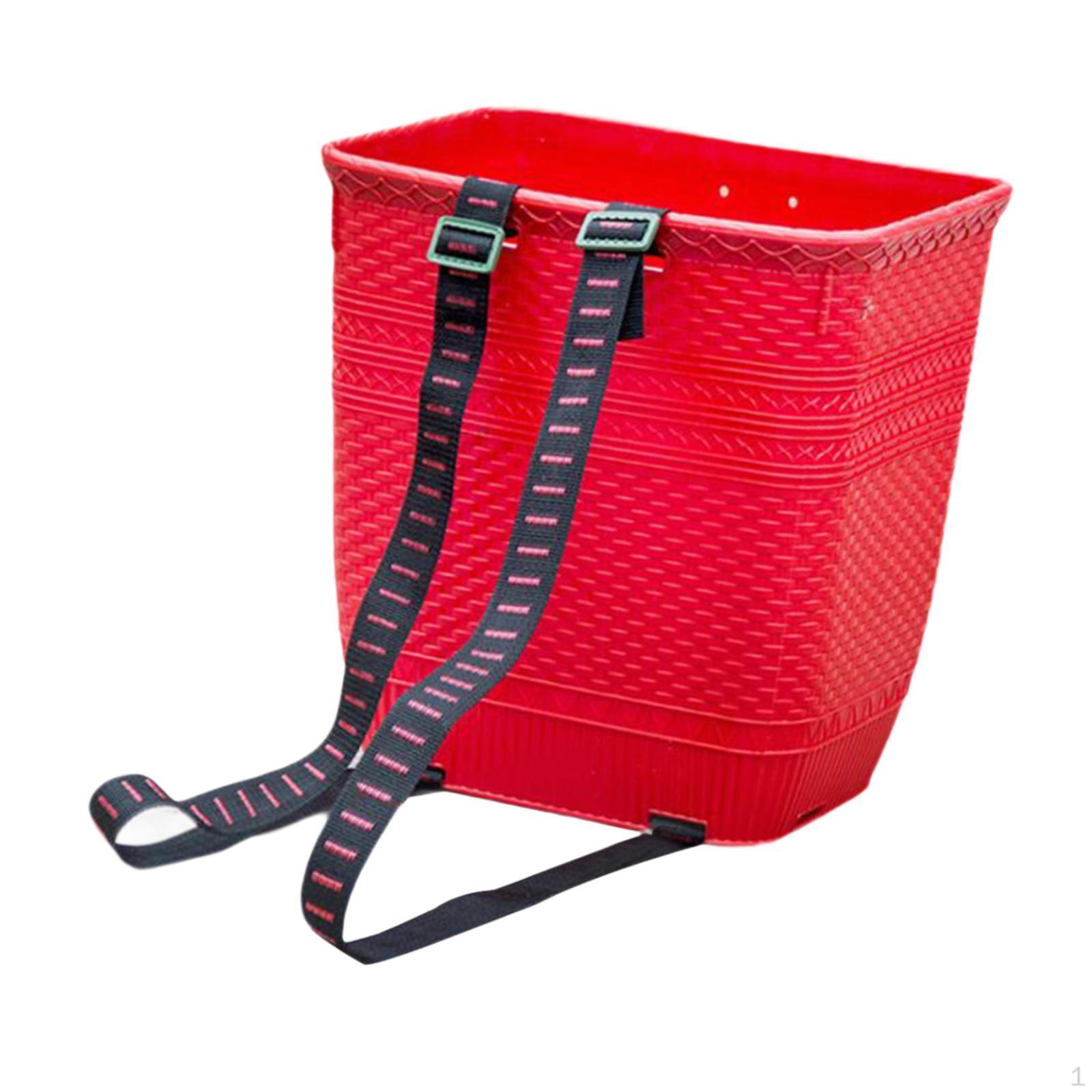 

Сільськогосподарський рюкзак Кошик для пікніка Збір фруктів Зберігання Покупки red M