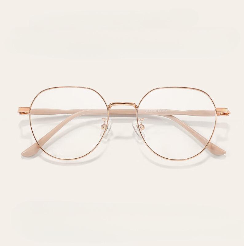 Kurzsichtigkeitsbrille Retro Flache Brille Schwarzer Rahmen Blaulichtfilterbrille