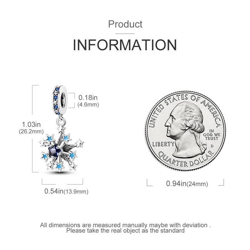 Charms Platablue Dreamy Starry Sky Stars Pendant Beads Fit Originalbracelets Charms For Women Jewelry Diy Making Gifts