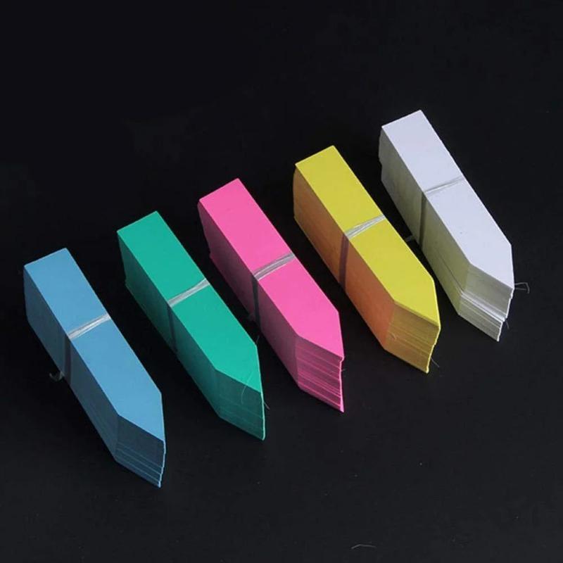 500Pcs 5*1cm Garden Plant Labels Plastic Tags Nursery Markers Flower Pots Seedling Tray Mark Tools