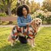 Warm Dog Anti-hair Loss Clothing Soft Cozy Dog Recovery Suit Pet Jumpsuit  for Autumn Winter