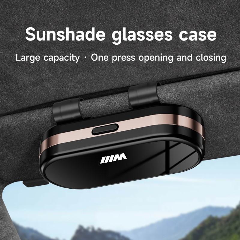 for BMW X1 X2 X3 X5 X4 X6 X7 iX3 F20 F10 F07 E70 E46 E90 E92 E60 E39 Car interior sun visor glasses clip valve cap accessories
