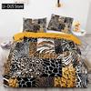 Tiger Bedding Set Single Twin Full Queen King Size Tiger Leopard Bed Set Aldult Kid Bedroom Duvetcover Sets 3D Anime 015