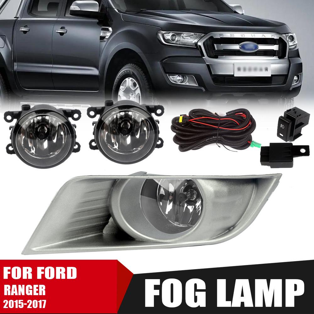 Ford Ranger 2015-2017 Fog Light Kit: Headlight Bumper & Daytime Running Lights Assembly
