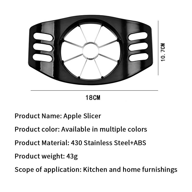 Stainless Steel Apple Slicer & Corer, Super Sharp Apple Cutter Peeler, Multifunctional Kitchen Tool For Fruit Cutting