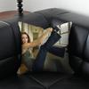 JJennifer Garner Cushion Cover Pillow Case Antidustmite Invisible zipper silky plush cushion