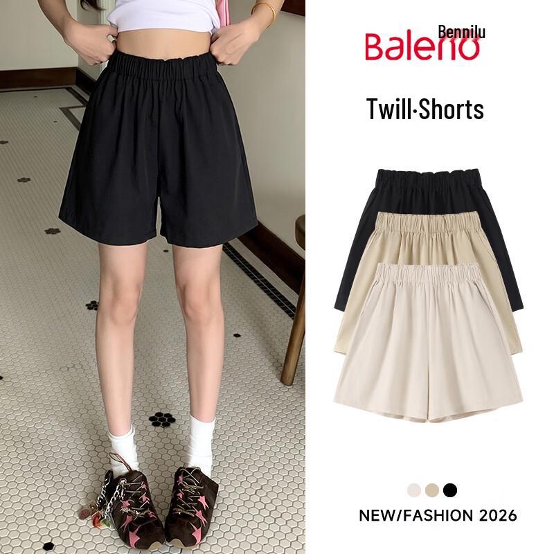 Baleno Women s Cotton Casual A-Line Shorts L