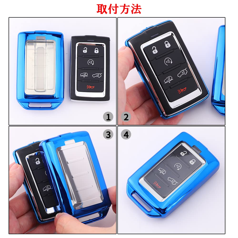 SANRILY Jeep Key Case, Key Holder, Key Cover, Key Protection, New Model JEEP Grand