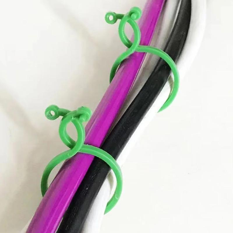Garden Vine Strapping Clips Plant Bundled Buckle Ring Holder Tomato Garden Plant Stand Tool Gardening Supports Tools