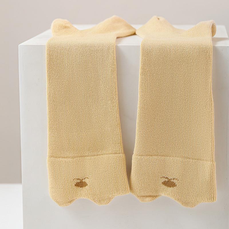 Children's Socks and Tights for Girls Solid Color High Knee Newborn Socks Socks & Leg Warmers Long Tube Stockings For Baby
