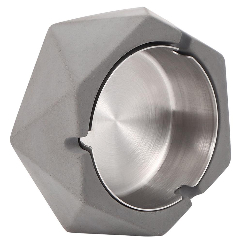 Nordic   Geometric Cement Ashtray Cigarette Ashes Tray Holder for Home Living Room