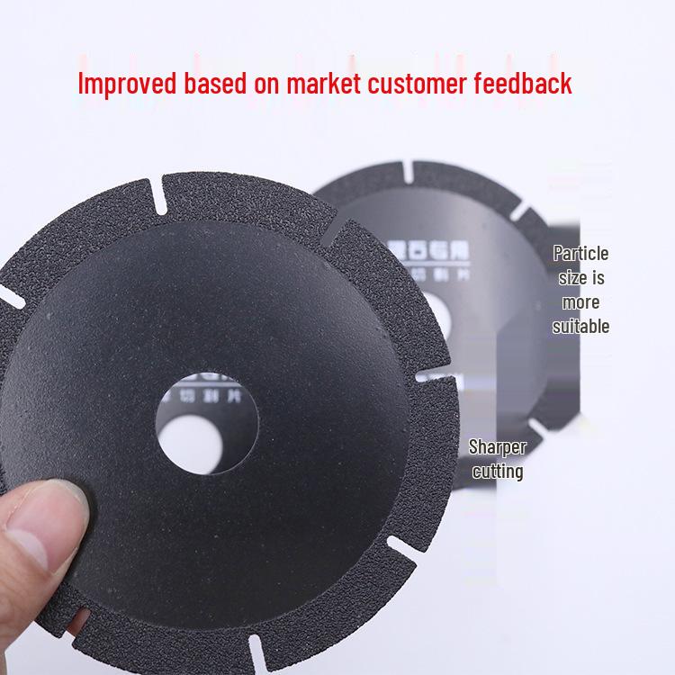 Marble Cutting Blade with Brazed Diamond Edge - Upgraded Formula