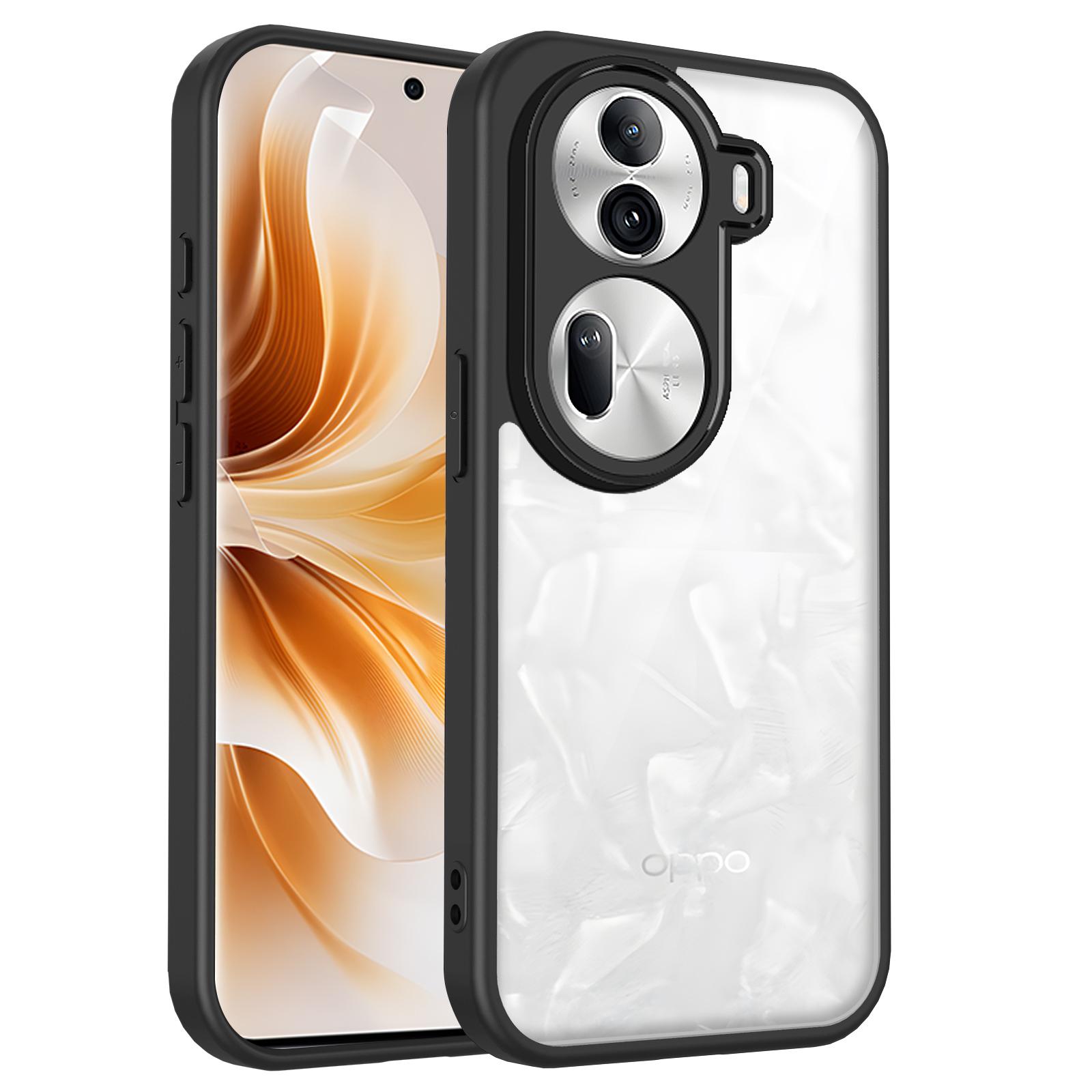

For OPPO Reno 11 Case Oppo Reno 11 Pro Phone Case Reno11 Pro Cover Cushion Shockproof Silicon Bumper Clear Matte Back Cover Hard OPPO Reno11 Pro