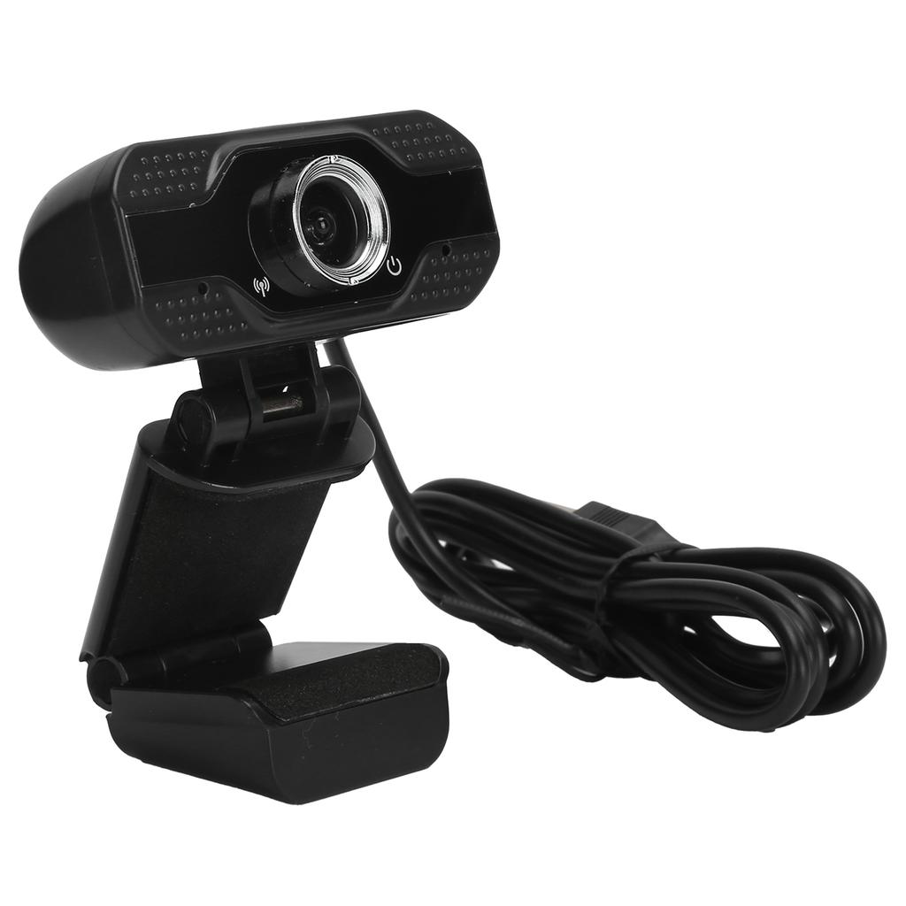 1080P Web Camera Full HD USB Webcam with Noise Cancelling Microphone MultiFunction Base