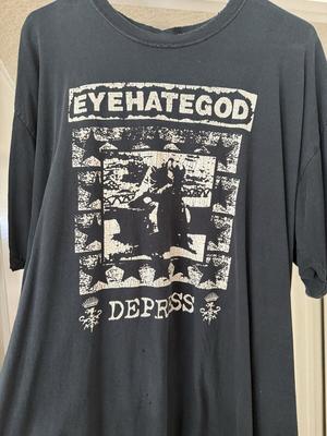 Eyehategod Band Depress Tour Schwarz Unisex Baumwoll-T-Shirt UB033