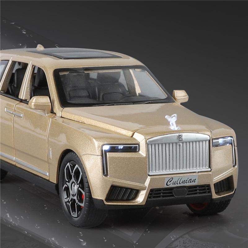 1/32 Rolls Royce SUV Cullinan 2025 Alloy Luxury Car Model Diecast Metal Off-road Vehicle Car Model Sound and Light Kids Toy Gift