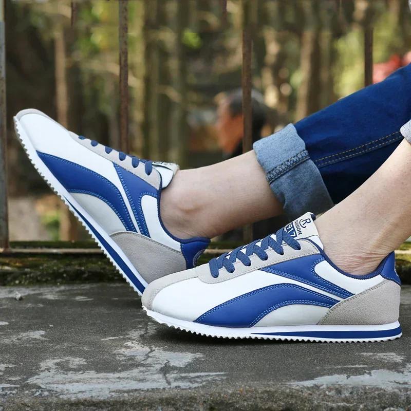 Breathable Men Casual Shoes Mens Lightweight Marathon Running Shoes Mesh Tennis Sneakers Comfortable Jogging Sport Shoes Zapatos