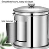 Stainless Steel 1.8L 304 Oil Filter Bacon Grease Filter Jar Container Water Tank Large Capacity Storage Kitchen Cooking Tools